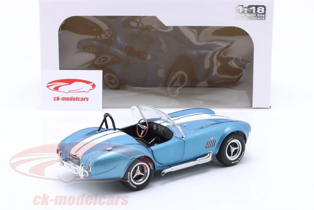AC Cobra 427 MKII année de construction 1965 bleu / blanc 1:18 Solido