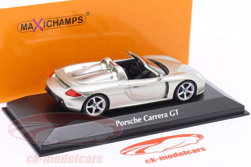 ポルシェ Carrera GT シルバー 1/43 Make Up Co., Ltd / Eidolon 1:43 Porsche Carrera GT 2004 in