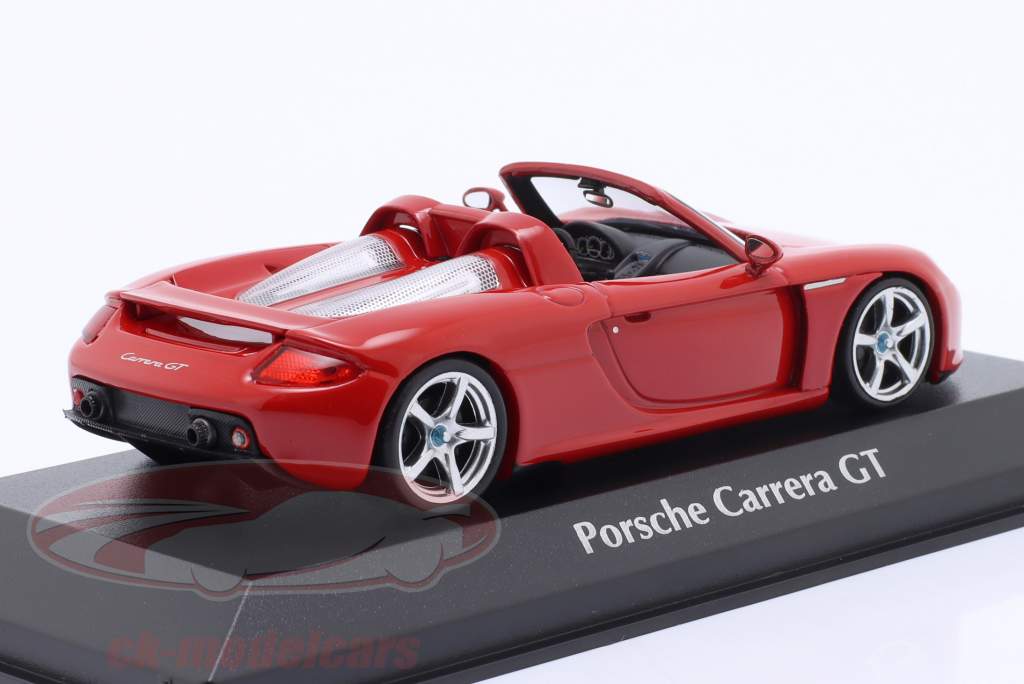Porsche Carrera GT Baujahr 2003 rot 1:43 Minichamps