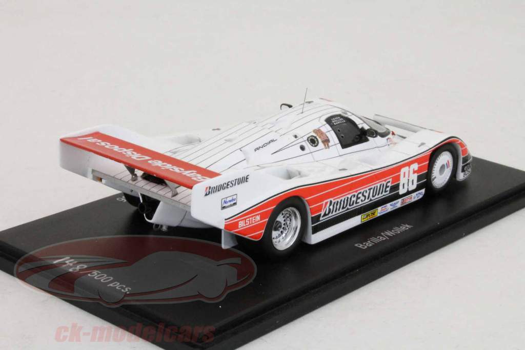 保时捷962＃86百味/ Wollek得主IMSA赛迈阿密1986年1时43分星火