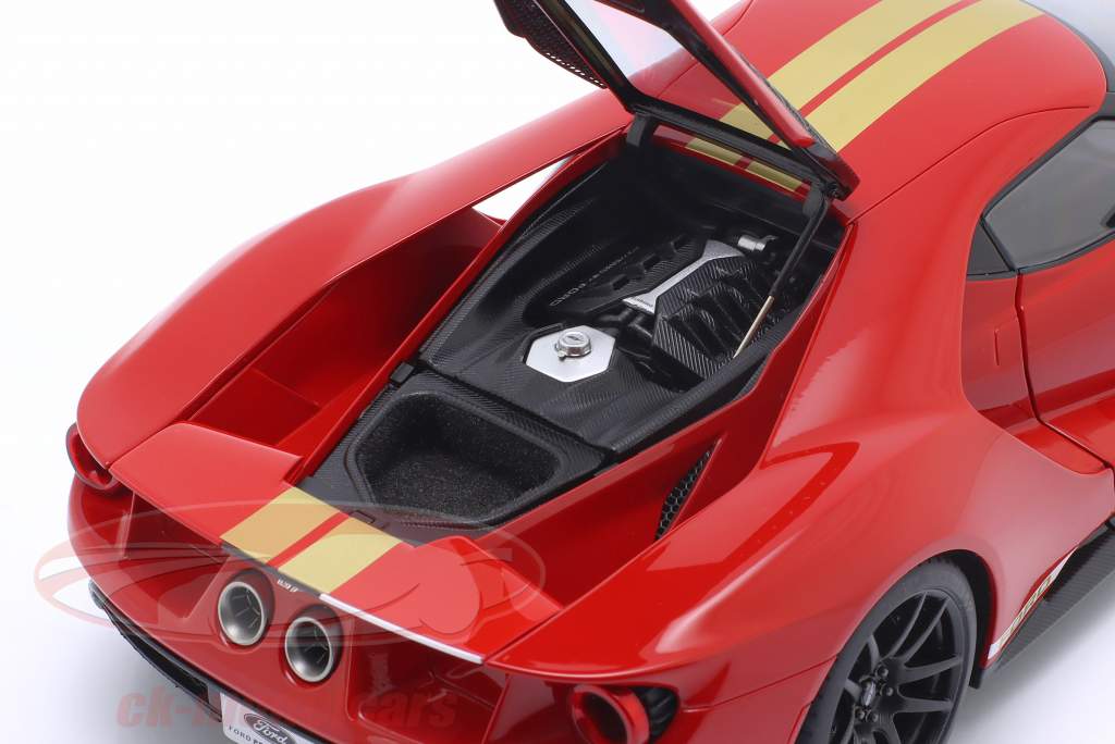 Ford GT 64 prototype Alan Mann Heritage Edition 2022 rød 1:18 AUTOart