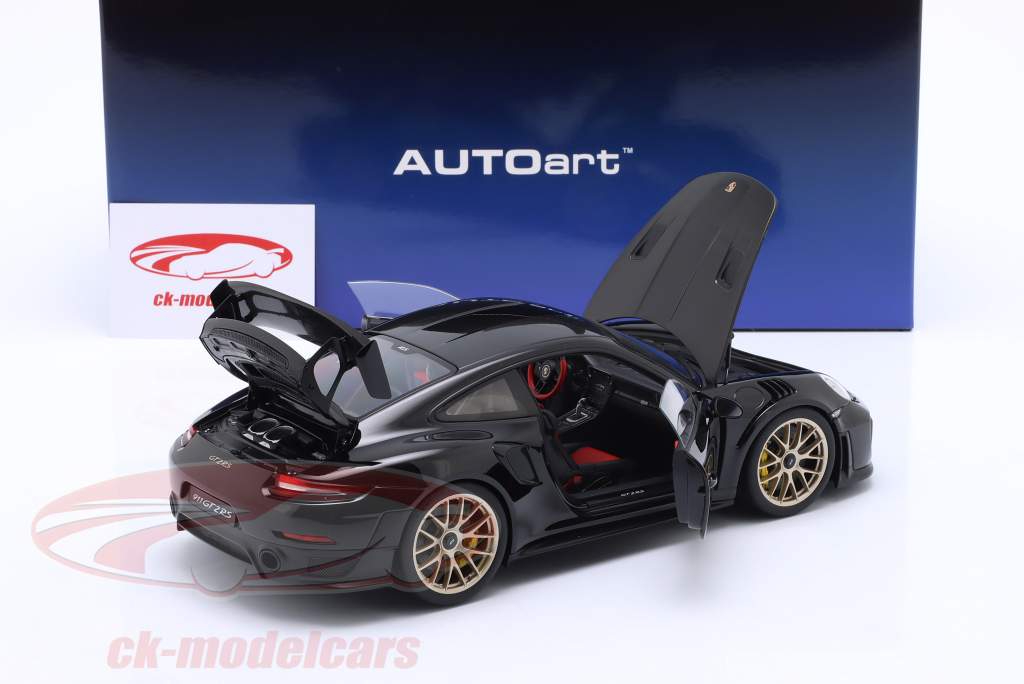 Porsche 911 (991 II) GT2 RS Weissach pakke 2017 sort 1:18 AUTOart