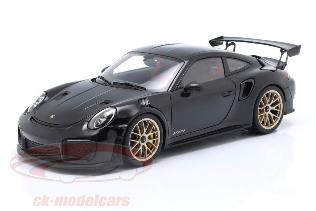 Porsche 911 (991 II) GT2 RS Weissach pakke 2017 sort 1:18 AUTOart
