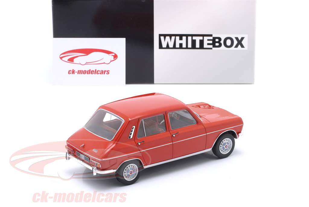 Simca 1100 Année de construction 1969 rouge 1:24 WhiteBox