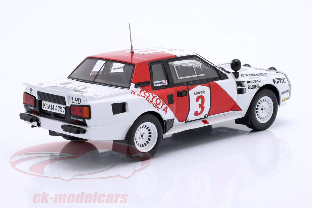 Toyota Celica TwinCam Turbo #3 2nd Safari Rallye 1985 Waldegard, Thorszelius 1:24 Ixo