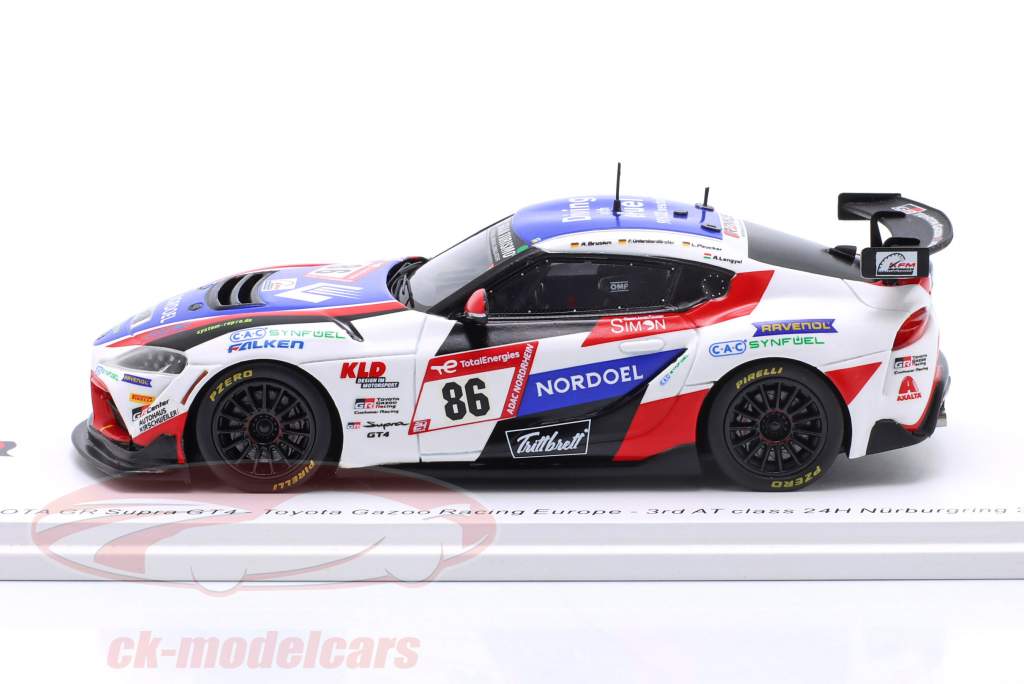 Toyota GR Supra GT4 #86 3rd AT class 24h Nürburgring 2022 1:43 Spark