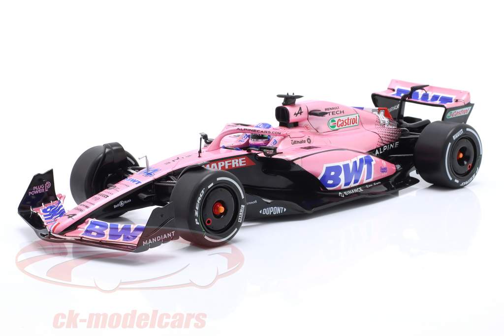 Fernando Alonso Alpine A522 #14 Bahrain GP formula 1 2022 1:18 Solido