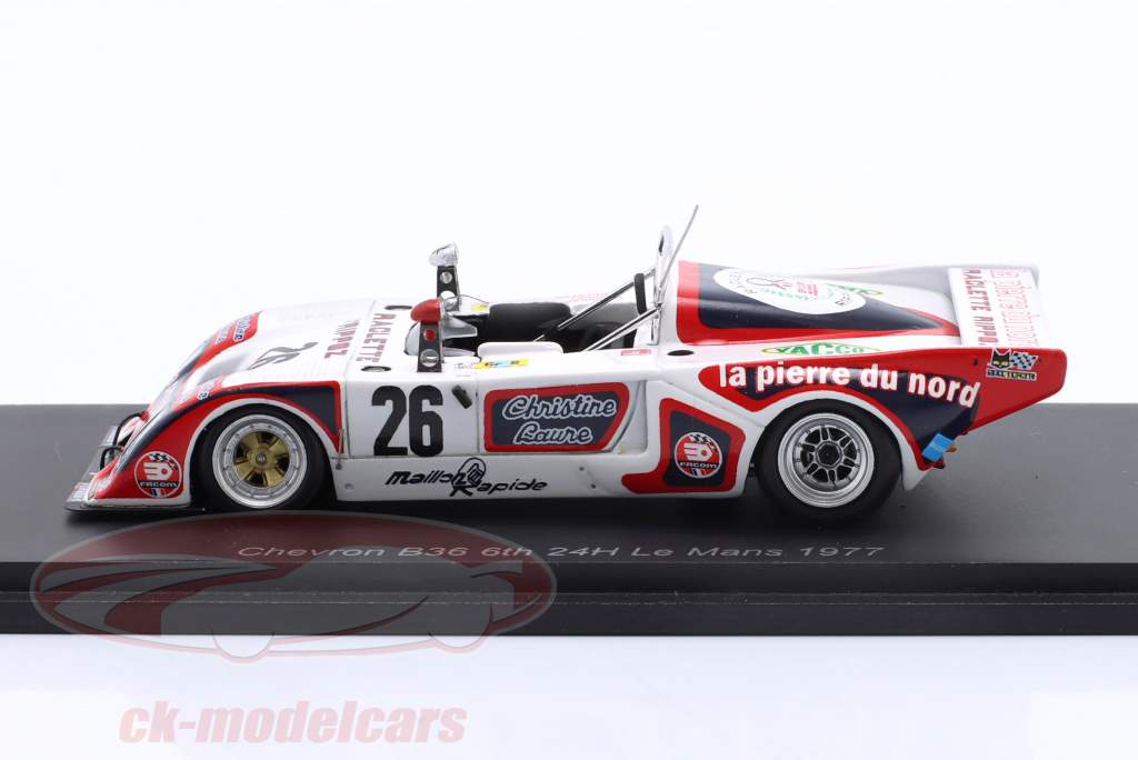 Chevron B36 #26 gagnant Classe S2.0 24h LeMans 1977 ROC 1:43 Spark