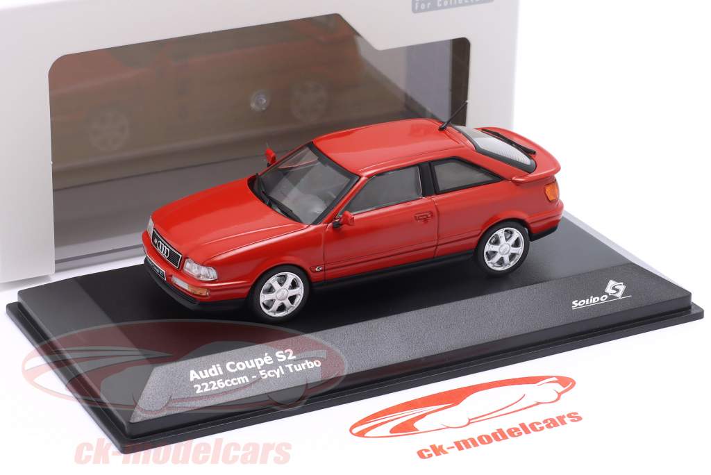 Audi S2 Coupe year 1992 red 1:43 Solido