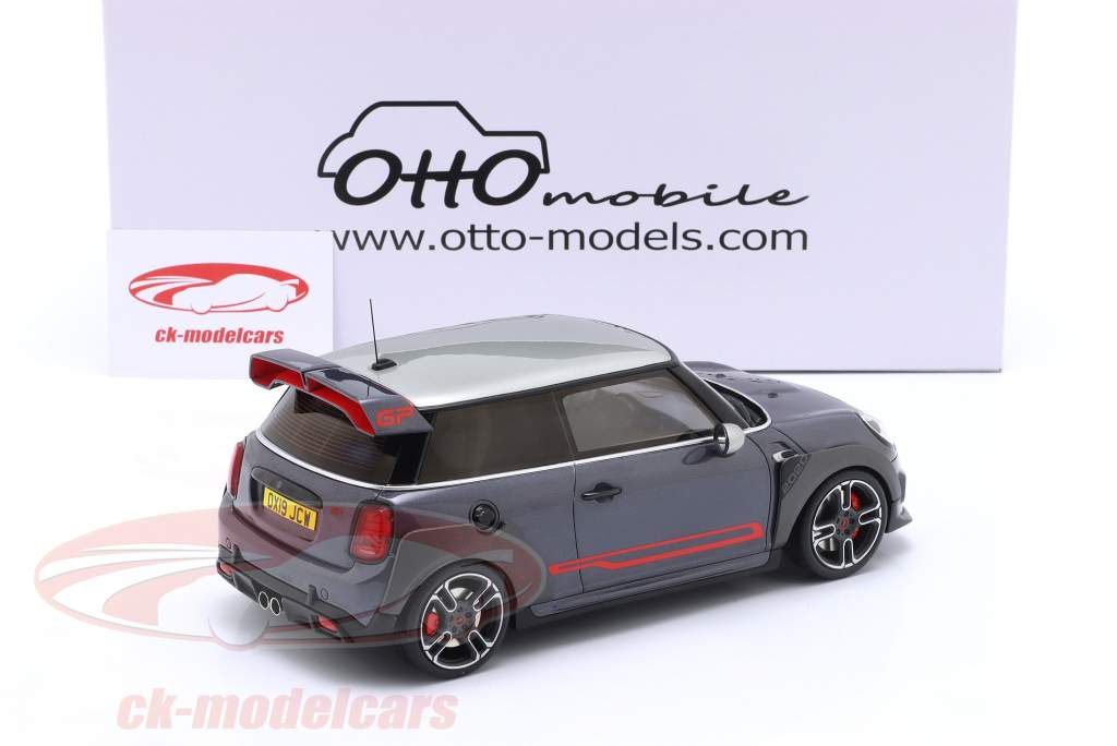 Mini Cooper JCW GP Année de construction 2020 Gris / rouge 1:18 OttOmobile