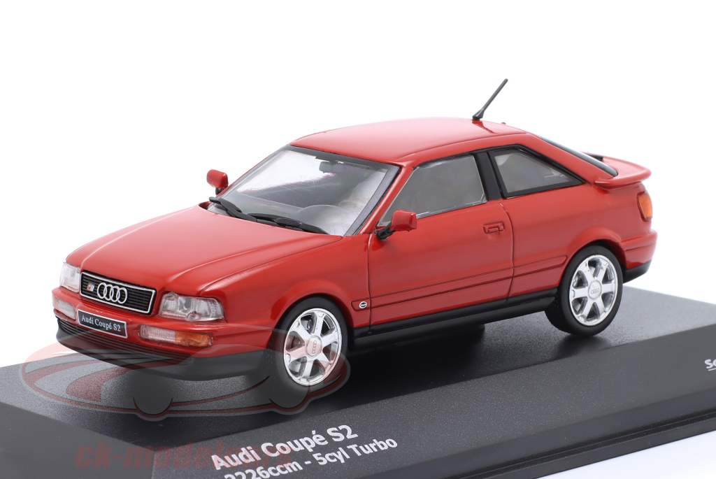 Audi S2 Coupe Año de construcción 1992 rojo 1:43 Solido