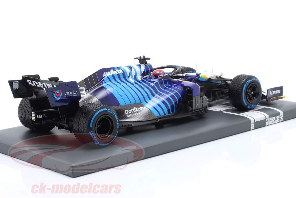 G. Russell Williams FW43B #63 第二名 比利时人 GP 公式 1 2021 1:18 Minichamps