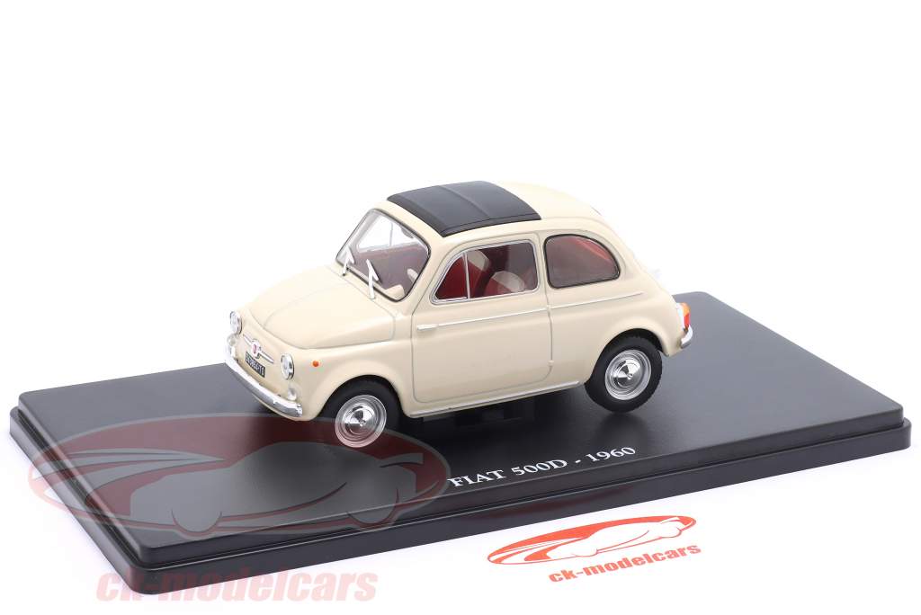 Fiat 500D Année de construction 1960 beige 1:24 Ixo