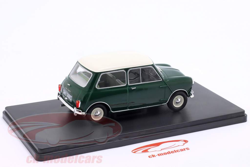 Austin Mini Cooper S Année de construction 1965 vert / blanc 1:24 Ixo