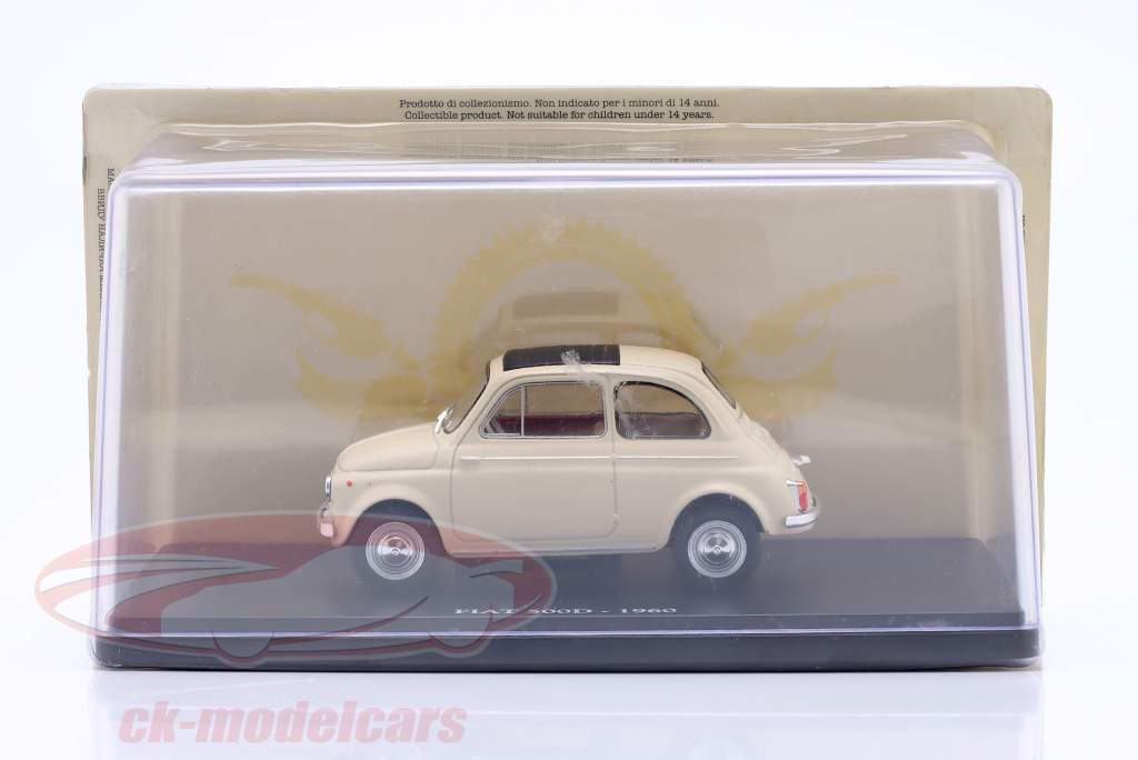 Fiat 500D Année de construction 1960 beige 1:24 Ixo
