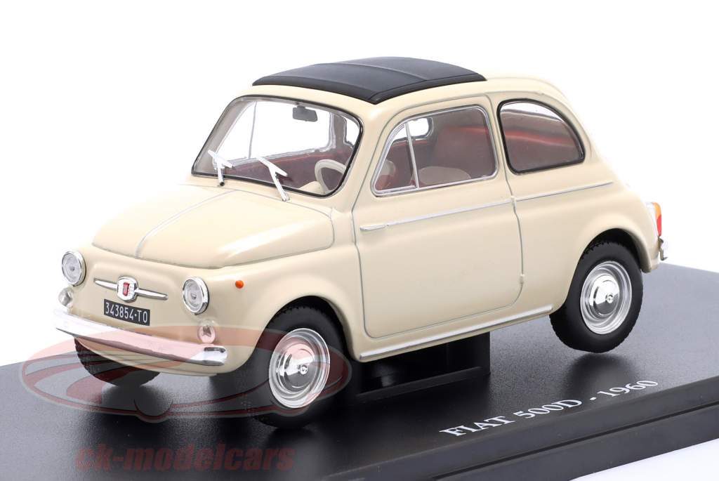 Fiat 500D Année de construction 1960 beige 1:24 Ixo