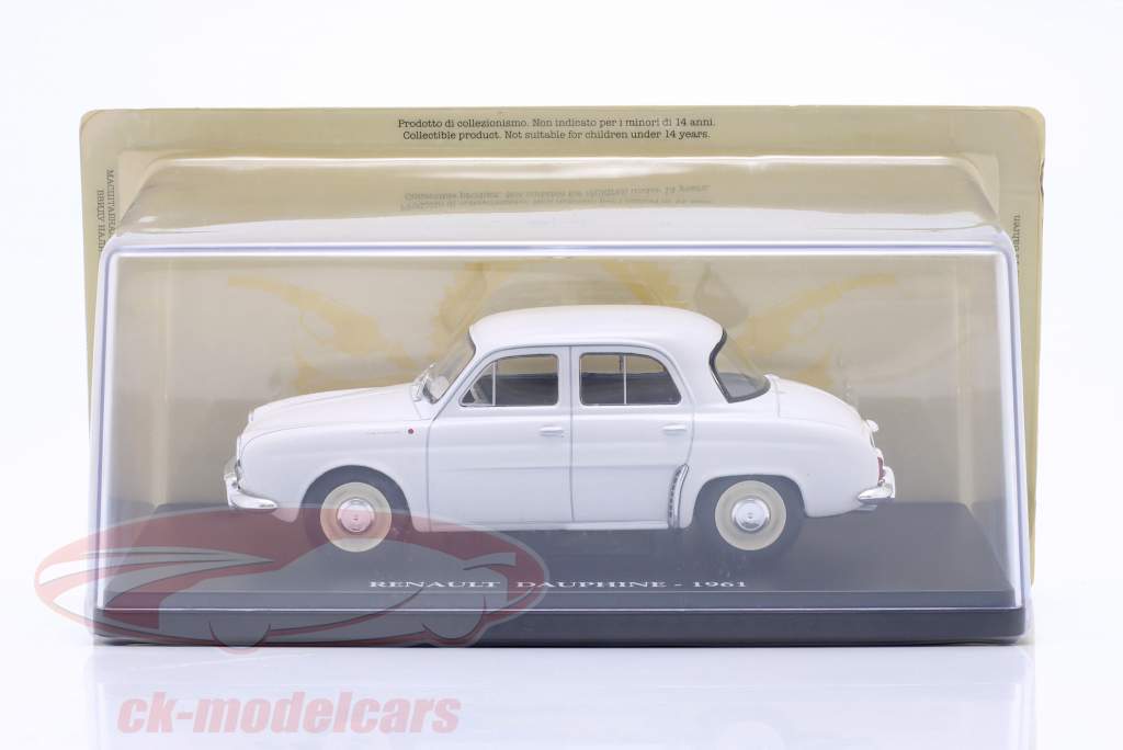 Renault Dauphine Année de construction 1961 blanc 1:24 Ixo
