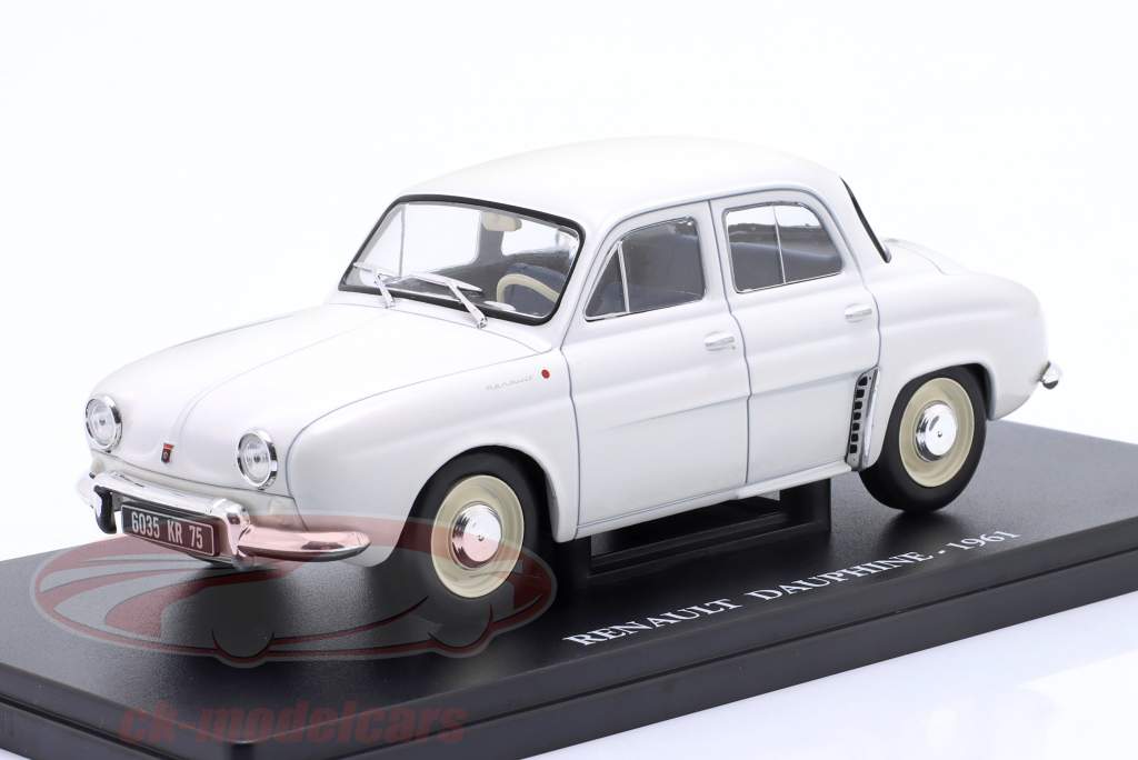 Renault Dauphine Année de construction 1961 blanc 1:24 Ixo