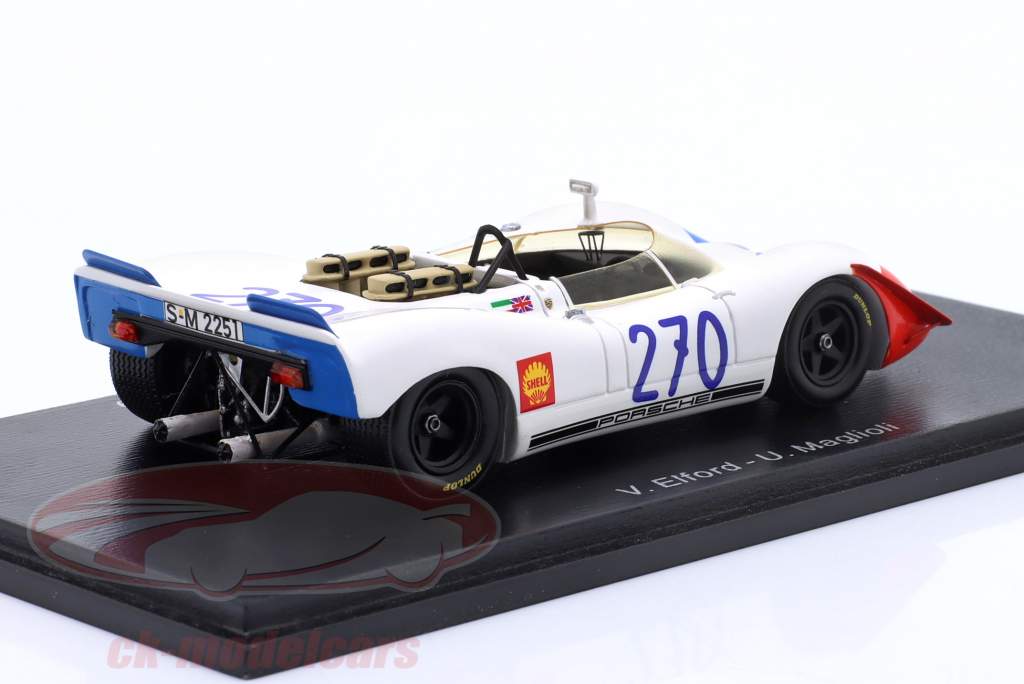Porsche 908/02 #270 2 Targa Florio 1969 Elford, Maglioli 1:43 Spark