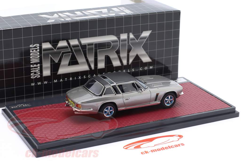 Jensen Interceptor Sill Coupe 1975 argento / nero 1:43 Matrix