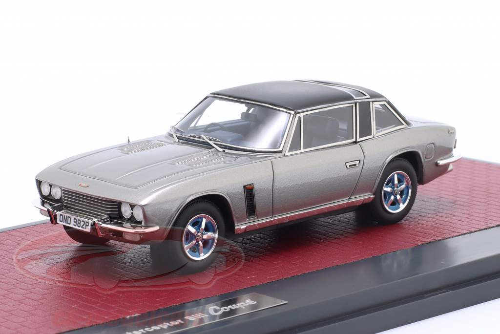Jensen Interceptor Sill Coupe 1975 zilver / zwart 1:43 Matrix