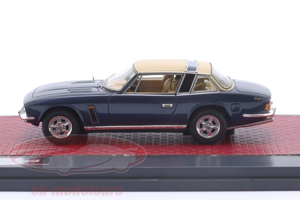 Jensen Interceptor Sill Coupe 1975 blu metallico / beige 1:43 Matrix