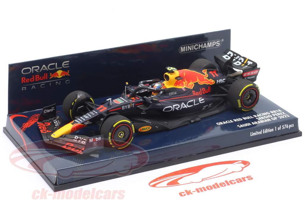 Sergio Perez Red Bull RB18 #11 4th Saudi Arabia GP formula 1 2022 1:43 Minichamps