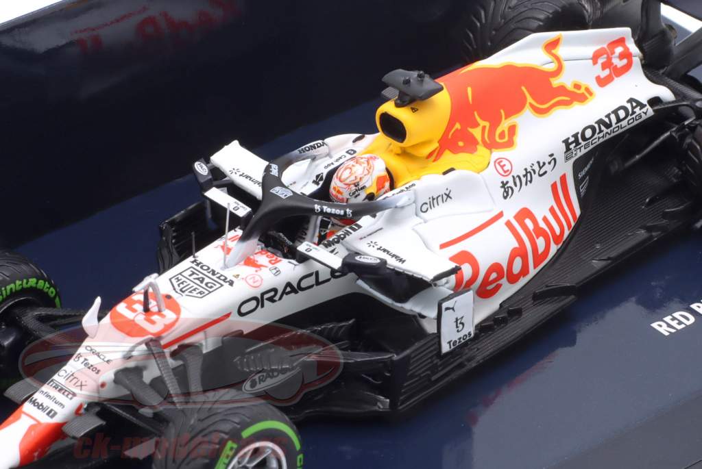 M. Verstappen Red Bull RB16B #33 2° Turkiye GP formula 1 Campione del mondo 2021 1:43 Minichamps