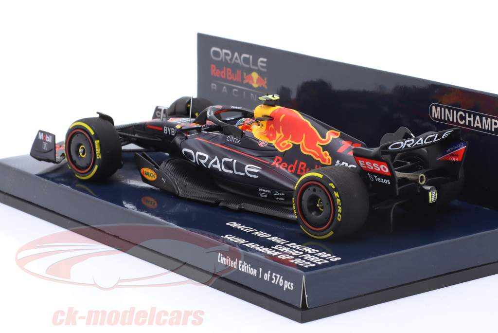 Sergio Perez Red Bull RB18 #11 第四名 沙特阿拉伯 阿拉伯 GP 公式 1 2022 1:43 Minichamps