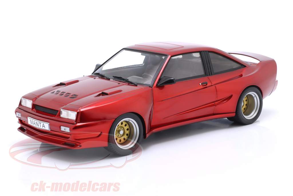 Opel Manta B Mattig Año de construcción 1991 rojo oscuro metálico 1:18 ModelCar Group