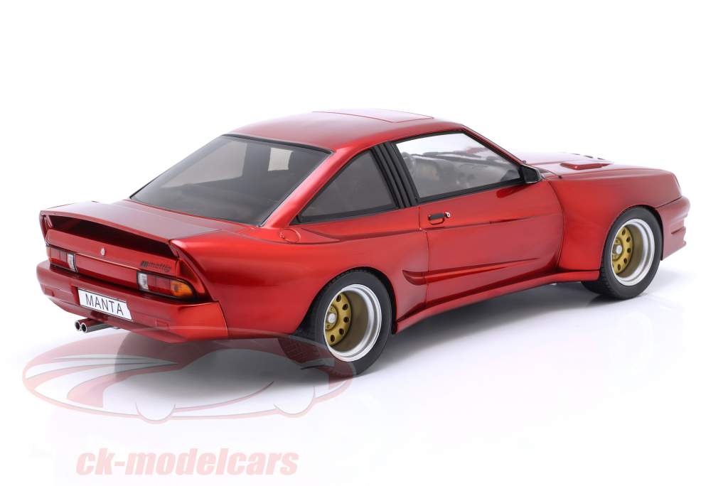 Opel Manta B Mattig Year 1991 dark red metallic 1:18 ModelCar Group
