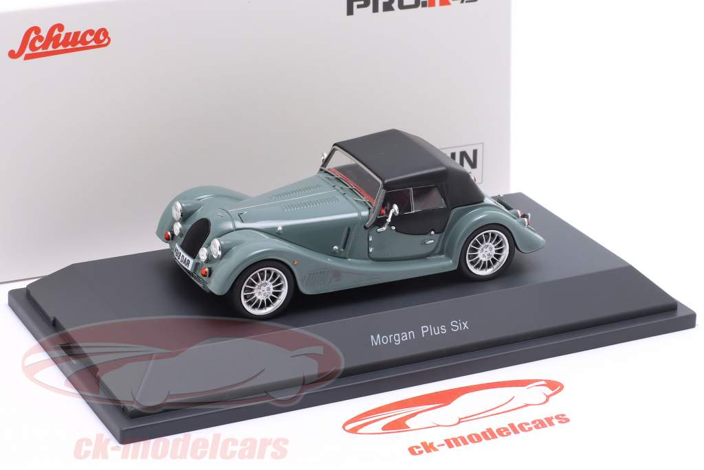 Morgan Plus Six Closed Top Grijs 1:43 Schuco