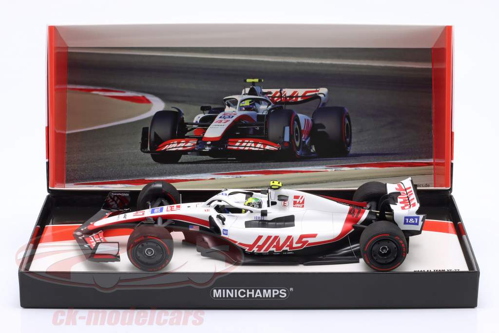 Mick Schumacher Haas VF-22 #47 11th Bahrain GP Formel 1 2022 1:18 Minichamps