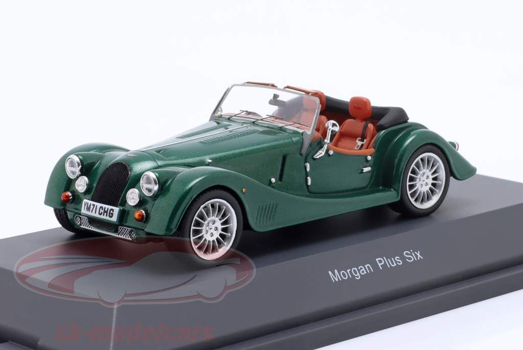 Morgan Plus Six Open Top groente 1:43 Schuco