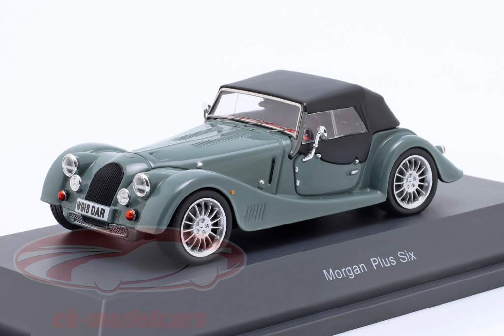 Morgan Plus Six Closed Top Grå 1:43 Schuco