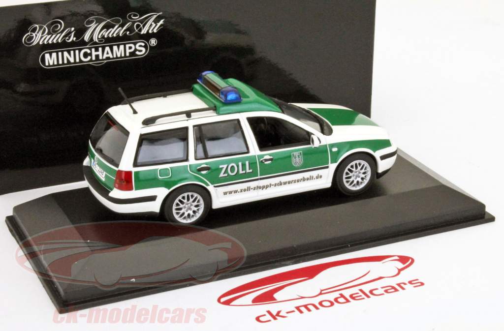Volkswagen Golf Variant German customs Minichamps 2004 1:43