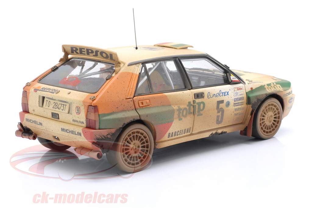 Lancia Delta HF Integrale #5 Samle Monte carol 1993 snavset version 1:18 Kyosho