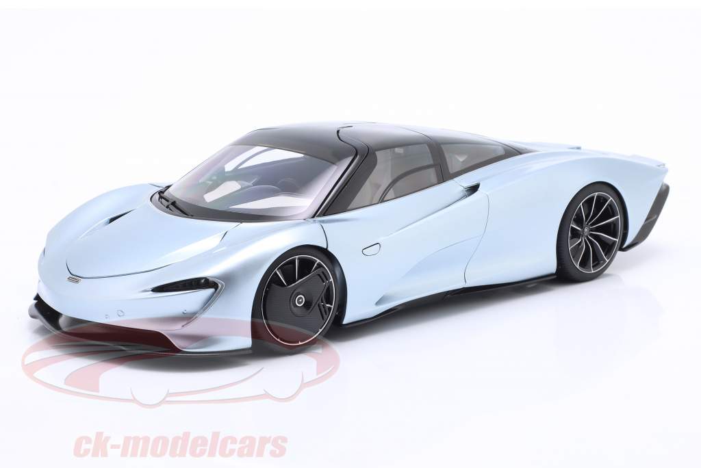 McLaren Speedtail 建設年 2020 frozen blue 1:18 AUTOart
