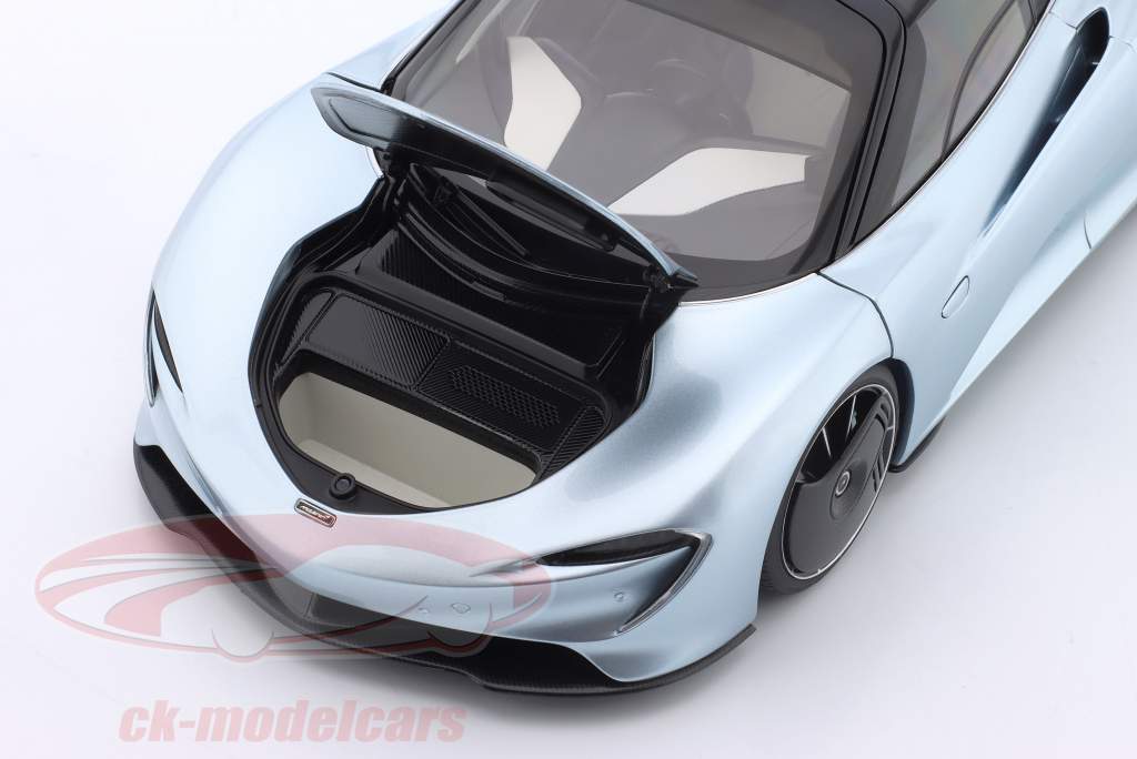 McLaren Speedtail 建設年 2020 frozen blue 1:18 AUTOart