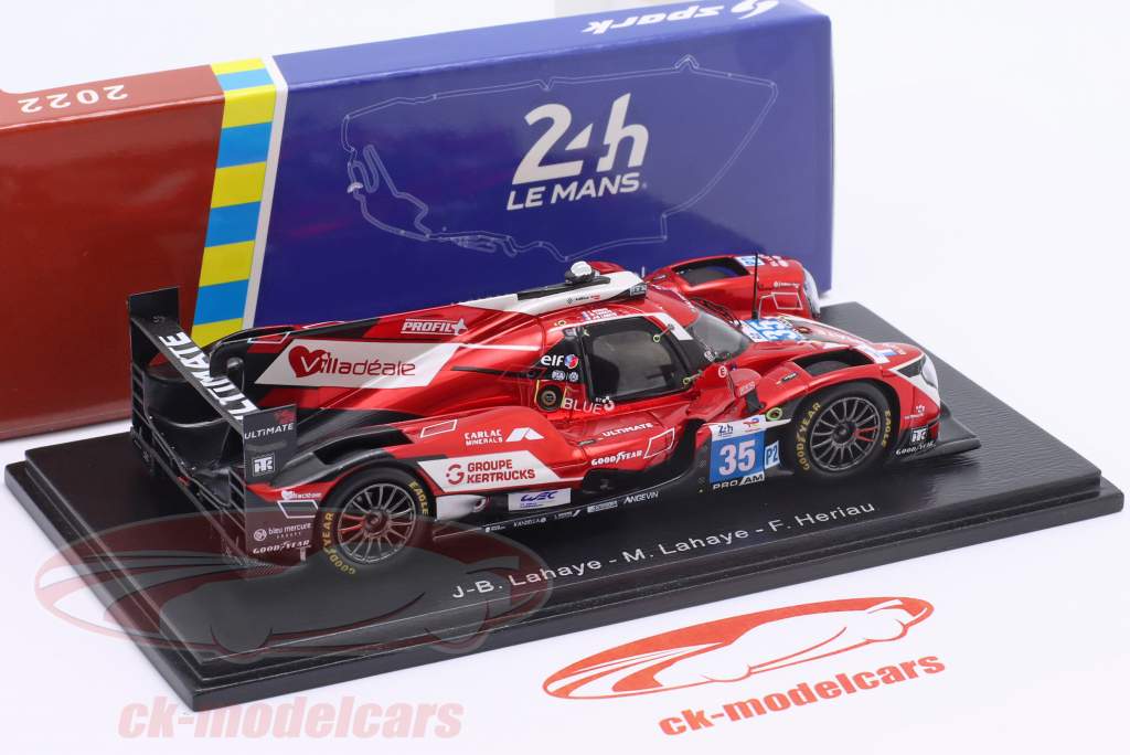 Oreca 07 #35 24h LeMans 2022 J.B Lahaye, M. Lahaye, Hériau 1:43 Spark