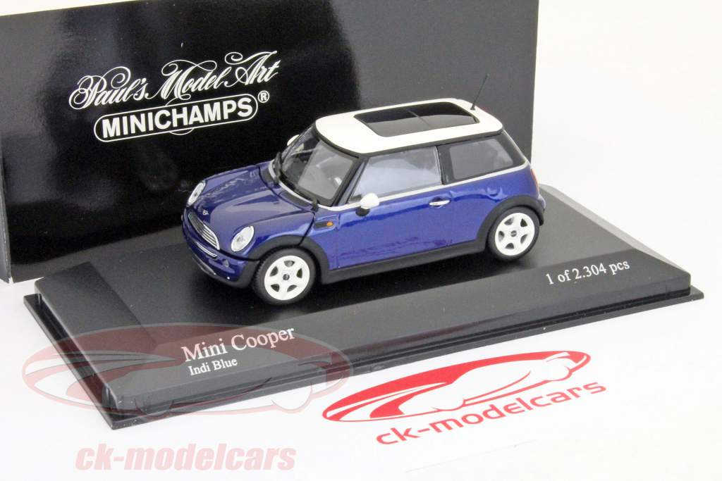 Mini Cooper 2001 blue 1:43 Minichamps