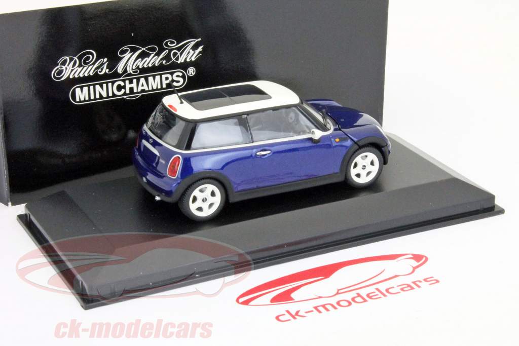 Mini Cooper 2001 1:43 Minichamps bleu