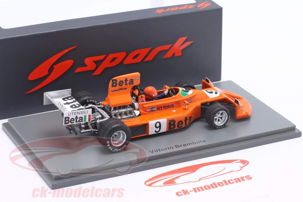 Vittorio Brambilla March 751 #9 vindere Østrig GP 1975 1:43 Spark