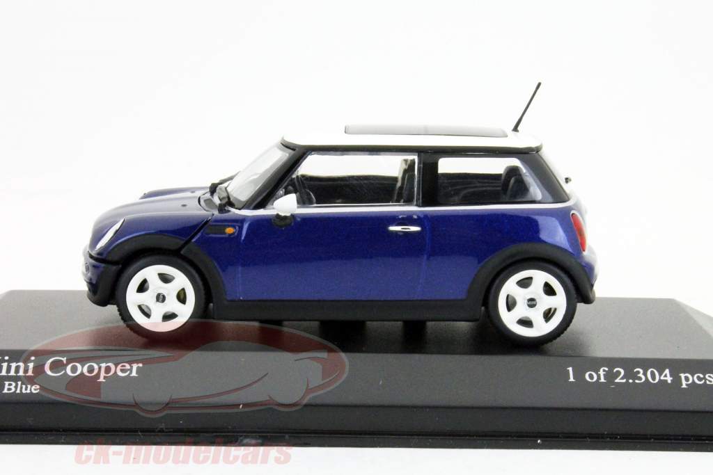 Mini Cooper Bj. 2001 blau / blue 1:43 Minichamps