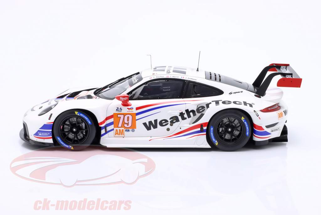 Porsche 911 RSR-19 #79 24h LeMans 2022 WeatherTech Racing 1:18 Spark