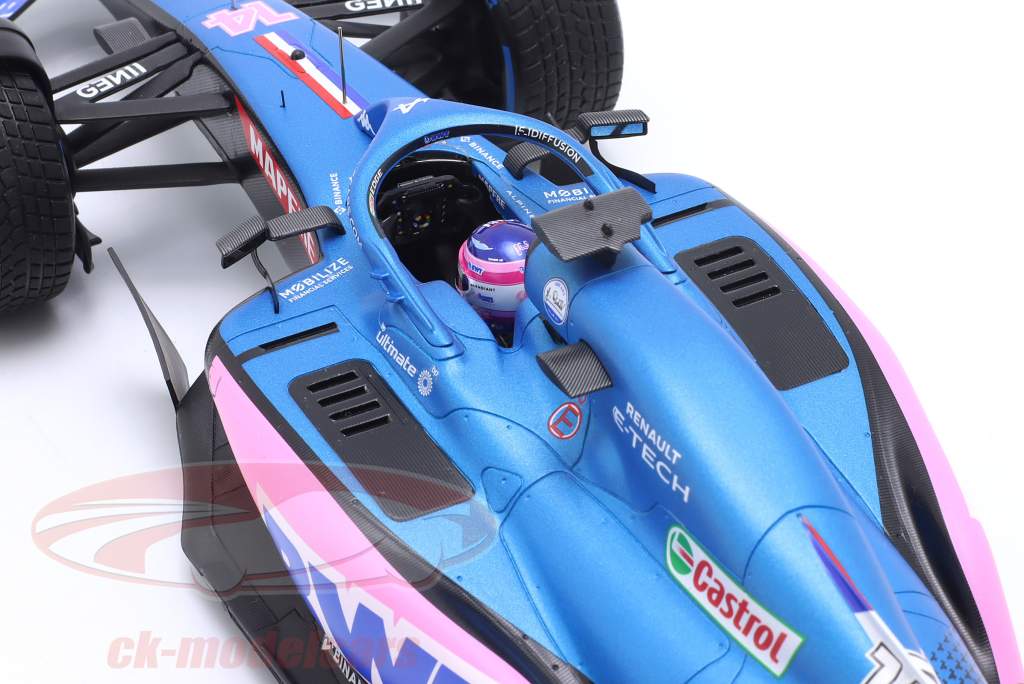 Fernando Alonso Alpine A522 #14 7mo Mónaco GP fórmula 1 2022 1:18 Spark