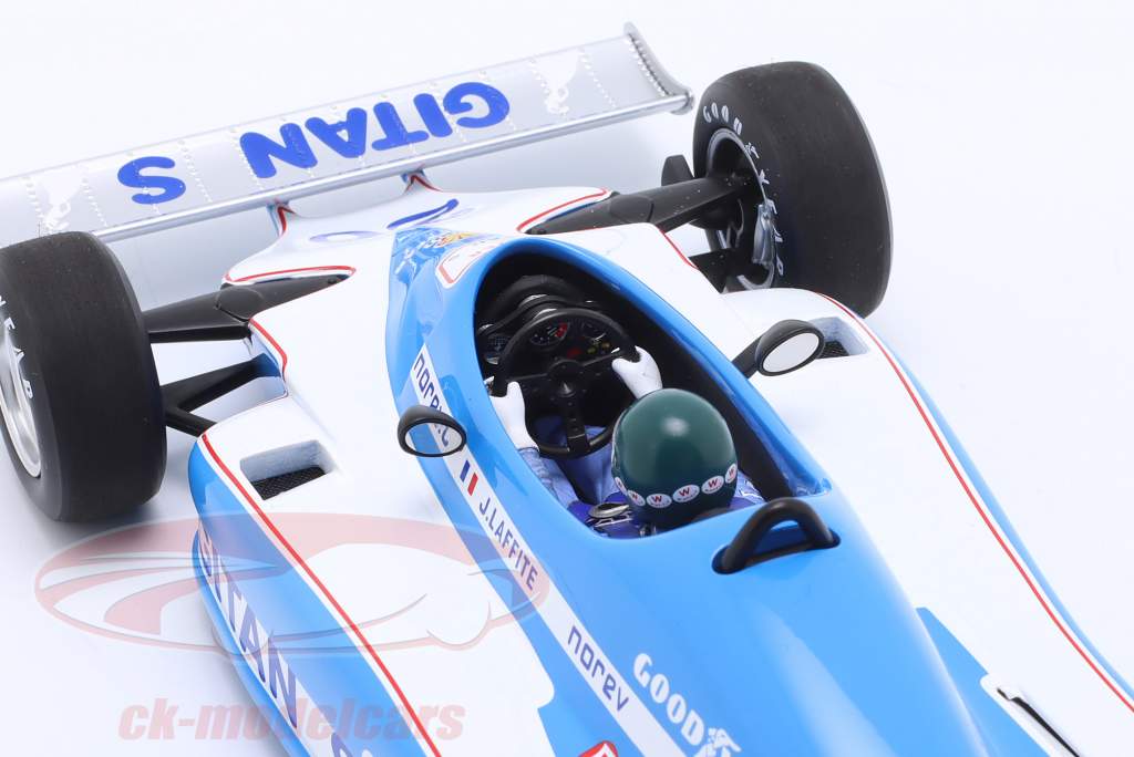 Jacques Laffite Ligier JS7 #26 winnaar Zweden GP formule 1 1977 1:18 Spark