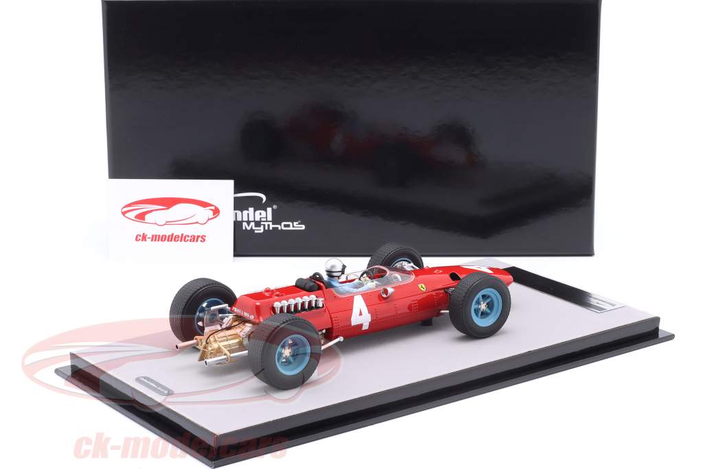 Lorenzo Bandini Ferrari 512 #4 第四名 意大利语 GP 公式 1 1965 1:18 Tecnomodel