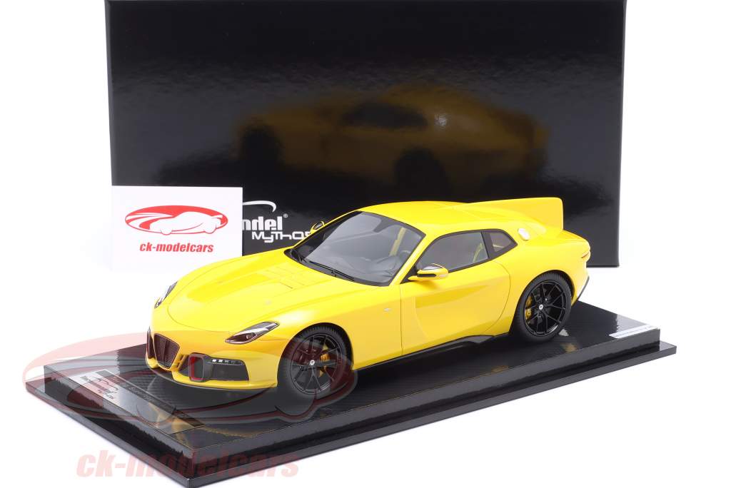 Aero3 par Touring Superleggera 2020 Modena jaune 1:18 Tecnomodel