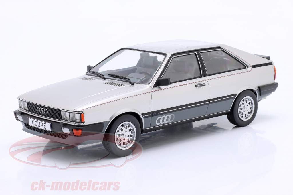 Audi Coupe GT Bouwjaar 1980 zilver 1:18 ModelCar Group